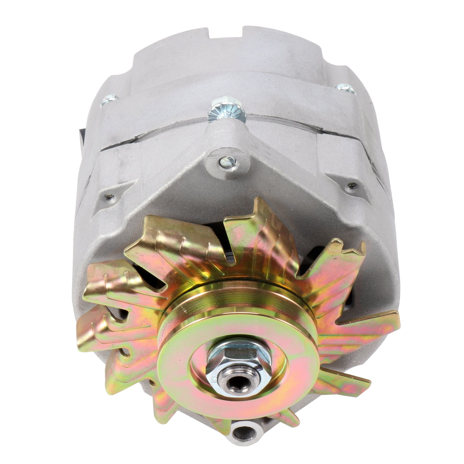 New Alternator Self-exciting Alternator Replacement with for Chevy High Output 12V 105Amp 10SI SBC BBC GM Replace #ADR0335 7127-SE105 400-12340 ADR0151 20-102-7