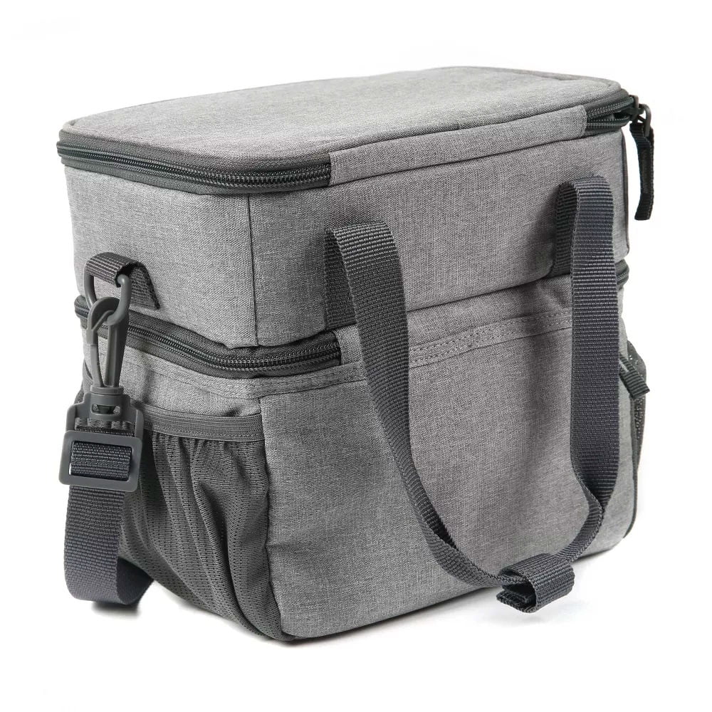 Fulton Bag Co. Dual Compartment Lunch Bag - Black