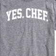 thumbnail image 3 of Instant Message - Yes Chef Collegiate - Men's Short Sleeve Graphic T-Shirt, 3 of 6