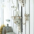 thumbnail image 2 of Wood Corbels Sets of 2 Wooden Shelf Brackets Corbels for Shelf Shabby White Wood Corbel Brackets Vintage Style, 6.5" x 4.9" x 8.7", 2 of 10
