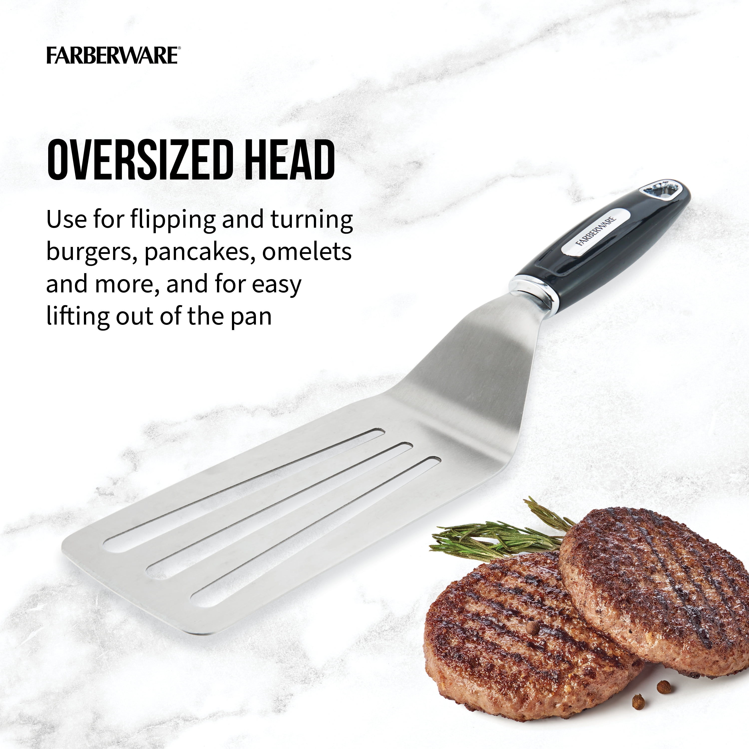 Farberware Professional Restaurant Spatula/Turner with Stainless Steel Head