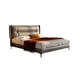 thumbnail image 1 of Modern bedroom furniture with leather soft backrest 1.5/1.8M bed My Lux Decor Round, 1 of 6
