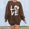 thumbnail image 1 of Puntoco - Sudadera de forro polar de manga larga con cuello redondo y estampado de calavera para mujer Puntoco Puntoco-5838, 1 of 9