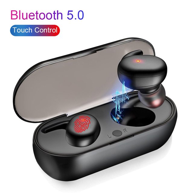 Gwong Electrónica P2Wireless Bluetooth compatible con Bluetooth 5.0 Auriculares táctiles inteligentes auriculares auriculares auriculares