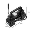 thumbnail image 3 of CNKOO Tire Inflator Portable A-ir Compressor A-ir Pump For Car Tires 12V Auto Tire Pump With Digital Pressure Gauge With Emergency LED Light, 3 of 5