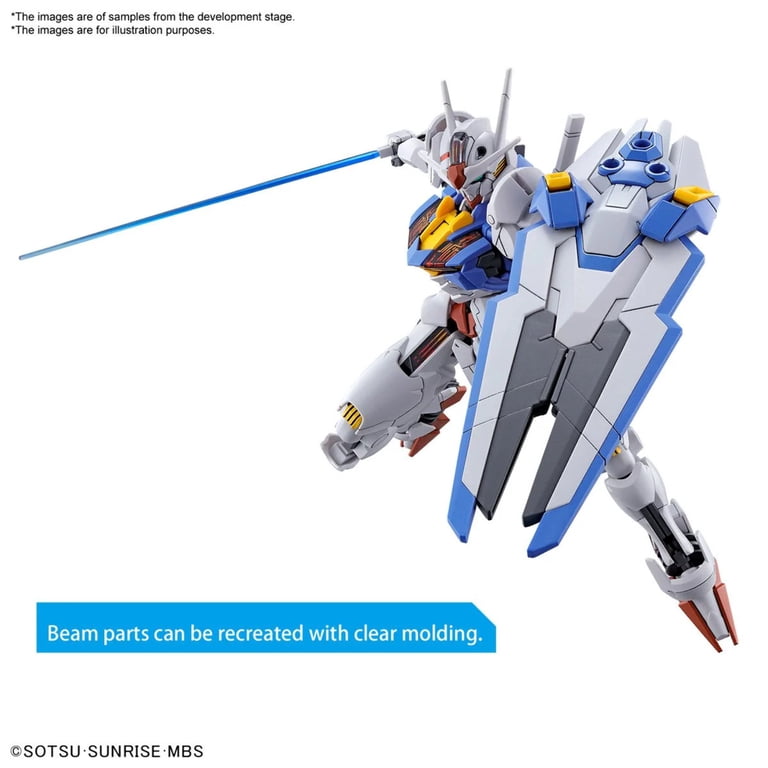 HG 1/144 Gundam Plutone Model Kit – High Grade, Action Base Compatible | White, Gray, Red Color Scheme