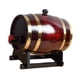 thumbnail image 4 of Barril de roble añejado con soporte de madera para bar, bebidas, cócteles, cerveza, decoración del hogar 1 litro, 4 of 9