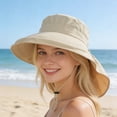 thumbnail image 2 of Wide Brim Sun Hat with Detachable Neck Cape, UPF Protection Fisherman Hat for Beach, Travel, and Outdoor Leisure, Breathable Summer Sun Hat, 2 of 6