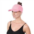 thumbnail image 2 of Gorra de Béisbol de de Caballo Alta para Mujer, Gorra Deportiva de de Secado Rápido y Rendimiento para Correr. Rosa Talla Única, 2 of 6