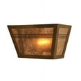 thumbnail image 4 of Meyda 147822 13 in. Triangulator Wall Sconce, Antique Copper & Silver Mica, 4 of 4