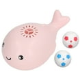 thumbnail image 1 of Floating Ball Whale Toy, Portable Whale Bath Toy Burr Free With Fan Function For Children Pink, 1 of 8