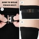 thumbnail image 3 of Calcetines hasta el muslo de talla grande 5XL para mujer, medias hasta el muslo gruesas, calcetines por encima de la rodilla extralargos y gruesos, calcetines calentadores de piernas, 3 of 5