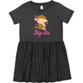 thumbnail image 3 of Inktastic Big Sis Monkeys Girls Toddler Dress, 3 of 5