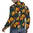 thumbnail image 6 of Salouo Halloween Skull Pattern Men's Fall Hoodie Sweatshirt,Sport Hoodie with Pockets for Men Pullover Casual Hooded Sweatshirt-XX-Large, 6 of 7
