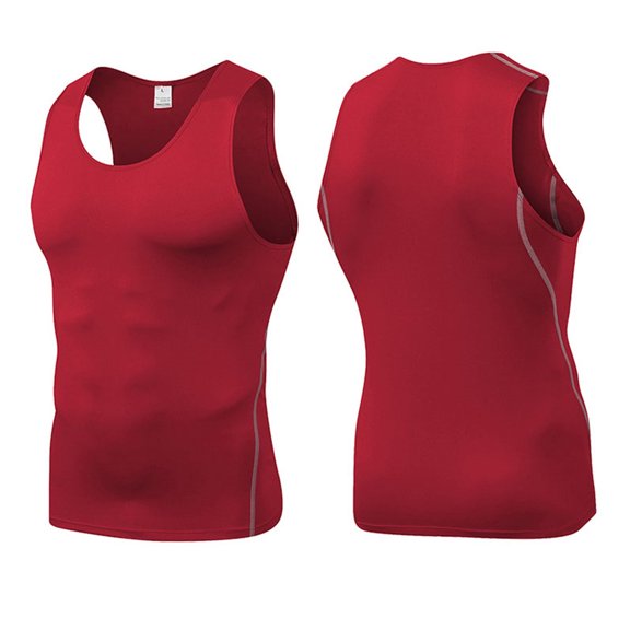 Afdoent Tank Tops Men Performance Athletic Compression Tank Top For Workout Basketball Gym Running Fitness Sleeveless Shirt Wicking Activewear Fashion Classic