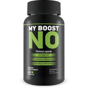 MY BOOST- N.O.- Nitric Oxide Booster - Extreme Workout Capsules - Crush Fat - Improve Strength - Increase Metabolic Efficiency