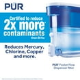 PUR 30 Cup Dispenser Water Filtration System, DS1800Z, Blue/White
