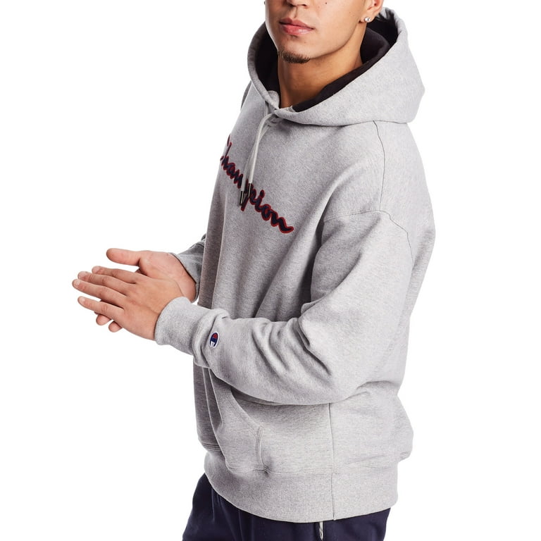 Champion Men s Powerblend Applique Hoodie Walmart