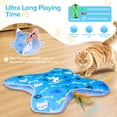 thumbnail image 5 of Tensea Cat Toys Rechargeable,Cat Toys for Indoor Cats,Hide and Seek Interactive Cat Toys,Moving Concealed Feathers,Motion Activated & 3 Working Mode, 5 of 8