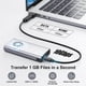thumbnail image 2 of NVMe Enclosure SSD M.2 Adapter, SSD NVMe to USB C 3.2 Gen 2 10Gbps NVMe Adapter for 2242 2280 SSD, 2 of 5