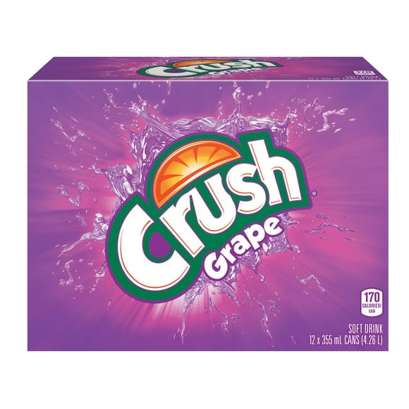 Crush Raisin – 12 canettes x 355 ml 12x355mL