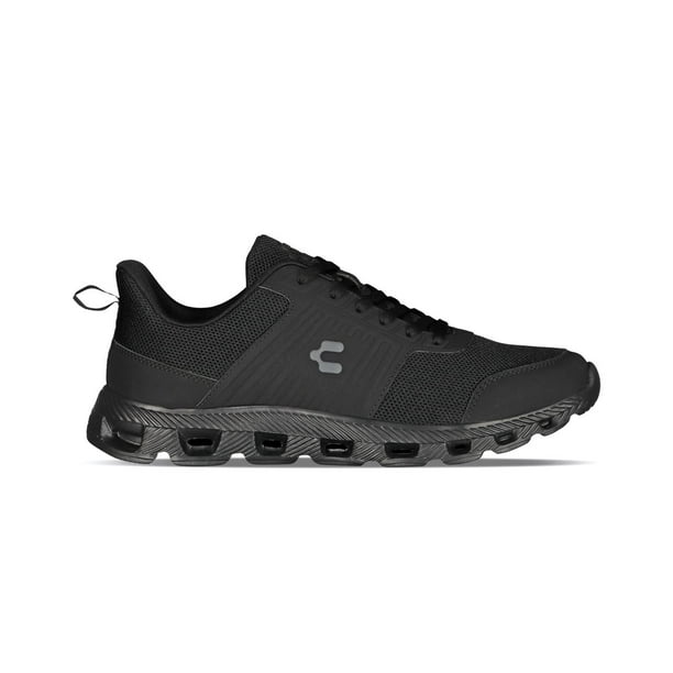 Tenis Hombre CHARLY Valvula Comodo Running Sport negro 29