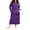 Purple, variant on Women Hooded Maxi Dress Loose Sweatshirt Long Dress Drawstring Hoodie Dresses Light Gray XL
