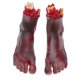 thumbnail image 3 of Matas Artificiales PENGJTMXG decoración Horror Bloody Foot Halloween Severed Leg Ornaments 21,5 x 7,5 x 16 cm, 3 of 3