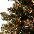 thumbnail image 4 of Fraser Hill Farm 7-Ft. Festive Tinsel Christmas Tree, Red/Green/Gold, 4 of 5