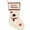 B, variant on LUZBLSM My First Christmas Stocking 18.11 Inch, Embroidered Baby Xmas Stocking with Walking Santa Applique, Cream Flannel Hanging Stocking for Mantel Tree Holiday Decor