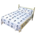 thumbnail image 1 of College Covers NCUSSKGW UNC Printed Sheet Set King- White, 1 of 2