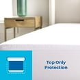 thumbnail image 4 of LINENSPA Premium Smooth Fabric Mattress Protector - 100% Waterproof - Hypoallergenic - Top Protection Only - Vinyl Free - Queen, 4 of 6