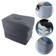 thumbnail image 1 of Foot Rest Pillow,  Portable Foot Stool Bed, Inflatable Foot Rest for Trains Travel Accessory Home Deep Gray, 1 of 8
