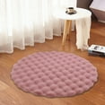 thumbnail image 5 of Qonioi Round Carpet Floor Cushion, 50x50cm Sofa Living Room Coffee Table Mat, Soft Polyester Decorative Pillow, Round Cushion, 5 of 6