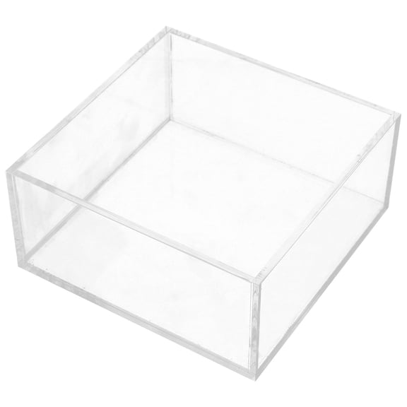 Soimiss Clear Acrylic Napkin Holder Stand for Tabletop Storage with Smooth Edges and Stylish Modern Look