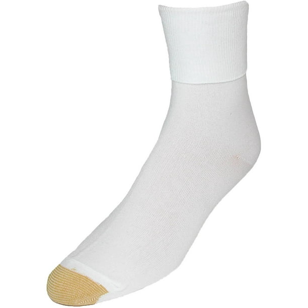 Gold Toe Turn Cuff Anklets (3 Pair Pack) (Women's Plus)