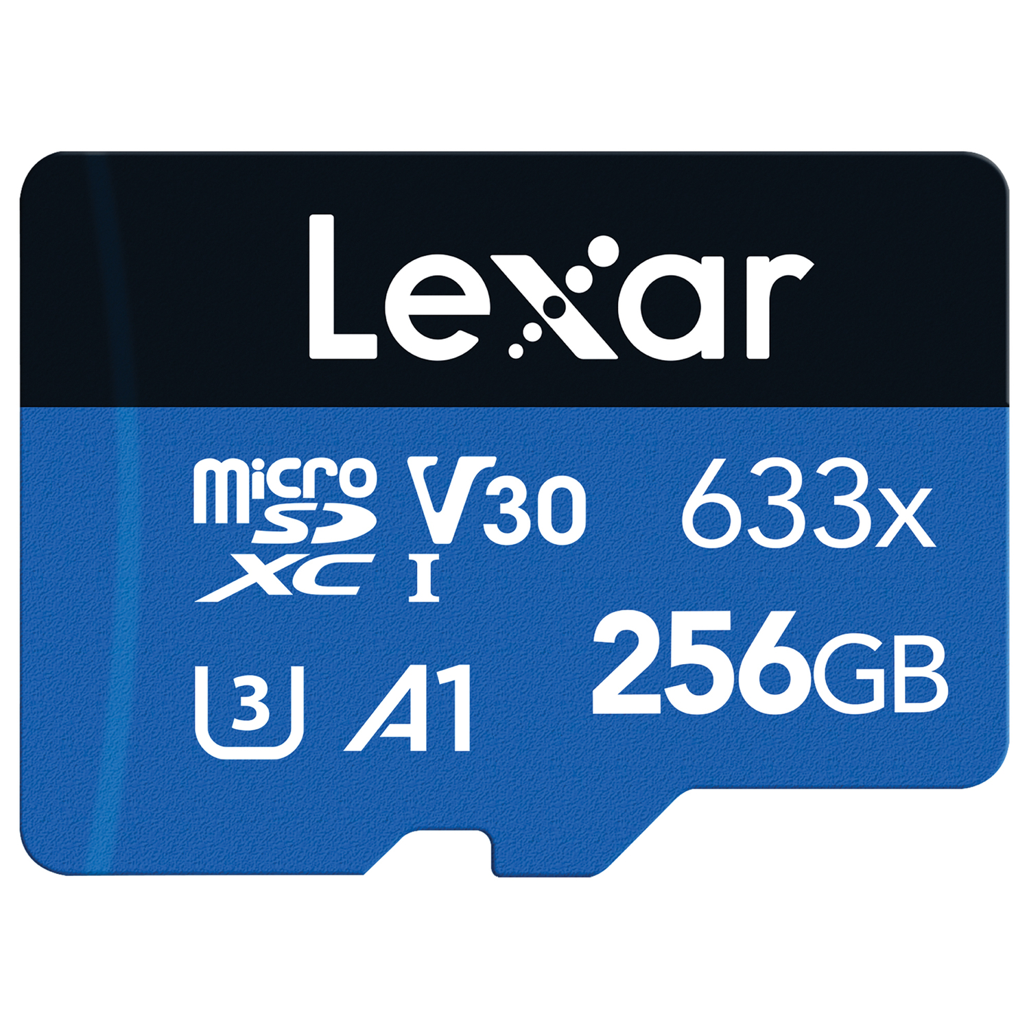Lexar High-Performance BLUE Series 633x microSDHC/microSDXC UHS-I Card (256 GB)