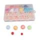 thumbnail image 1 of Kit de cuentas para hacer pulseras DIY: 2100 cuentas de 4 mm, 600 cuentas con letras, cuentas acrílicas indecolorables para collares y pendientes., 1 of 14