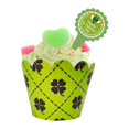 thumbnail image 5 of JeashCHAT 48 Pcs St. Patrick's Day Cupcake Toppers and Wrappers, Shamrock Green Hat Cupcake Toppers for Irish Day St Patrick's Day Party Supplies Cupcake Decorations, 5 of 8