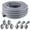 1/2IN,25FT, variant on 1 Inch 100 Ft Electrical Conduit Kit Liquid-tight And Connector With 5 Straight 3 Angle Fittings Included Flexible Non - Metallic Liquid Tight Conduit(1" Dia 100 Ft)