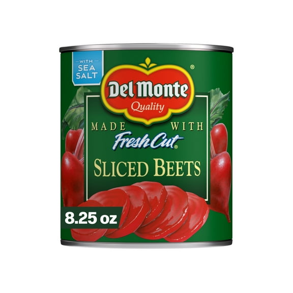 Del Monte Sliced Beets, Canned Vegetables, 8.25 oz Can