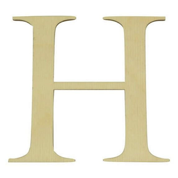 Package of 1, 14 Inch X 1" Baltic Birch Eta Greek Letter For Art & Craft Project, Made in USA