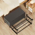thumbnail image 5 of Under Bed Storage with Wheels, Under Bed Storage Containers, Underbed Shoe Storage Organizer, Rolling Under Bed Metal Drawers for Clothes, Blankets, 5 of 6