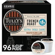 Tully's French Roast Coffee Keurig K-Cup Pods, Dark Roast, 96 ct