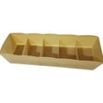 thumbnail image 4 of Diseño fresco Cajón de plástico Organizador Corbata Sujetador Calcetines Contenedor de almacenamiento Divisor multipropósito Cajas de Almacenamiento y organización del hogar albaricoque 6*26.5*8 cm Bearachild HA0024-08B, 4 of 6