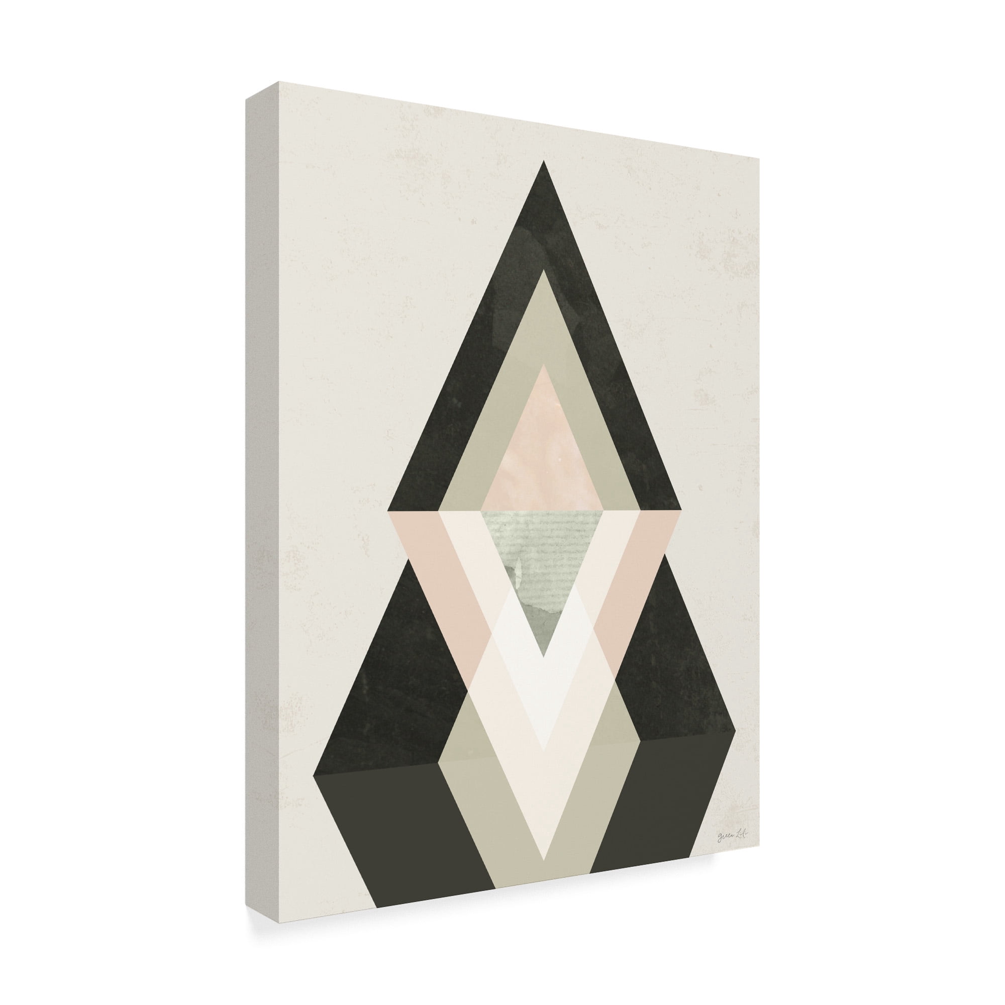 Trademark Fine Art 'Mountains Beyond Mountains II' Canvas Art by Green Lili