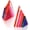 Triangle, variant on 1Pair 3Lbs Crystal Bookends for Shelves Decorative Glass Bookends for Heavy Books Geometric Triangle Shape Non-Skid Book Ends Heavy Bookends Home Office Decor(Colorful)
