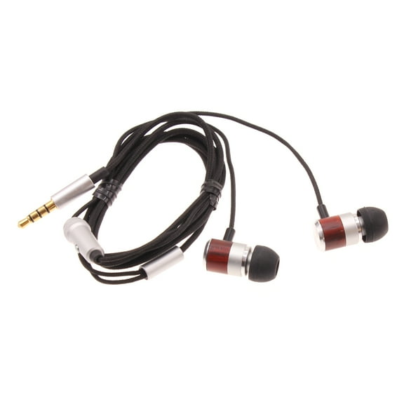 Hi-Fi Sound Wired Earphones for Samsung Galaxy A13 5G/A12 5G/A03s Phones - Headphones Handsfree Mic Headset Wooden Earbuds In-ear Earpieces Microphone Compatible With Galaxy A13 5G/A12 5G/A03s