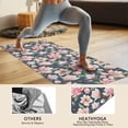 thumbnail image 4 of Pioneer Flower Floral Print Pattern Hot Yoga Mat Towel Non Slip for Hot Yoga - Quick-Drying Yoga Mat Cover with 4 Corner Pockets with Travel Bag - Hot Yoga Towel Non Slip 70"x26", 4 of 6
