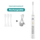 thumbnail image 3 of Cepillo de dientes eléctrico sónico para parejas, recargable, para adultos, resistente al agua, cepillo de dientes electrónico con patrón de dibujos animados para niños, 3 of 5